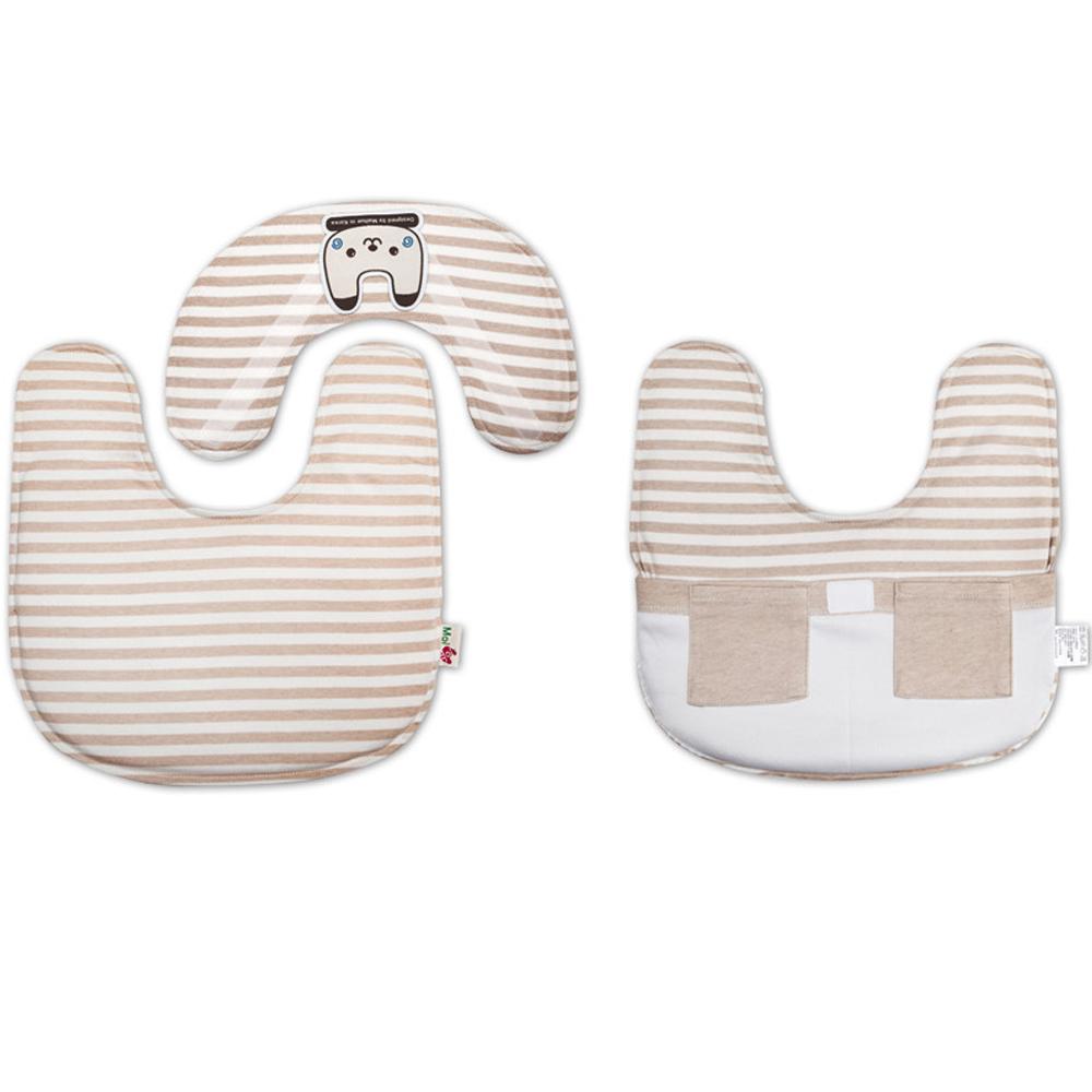 Striped Organic Mama Bib