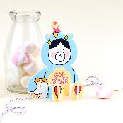 Hello DunDun Standing card