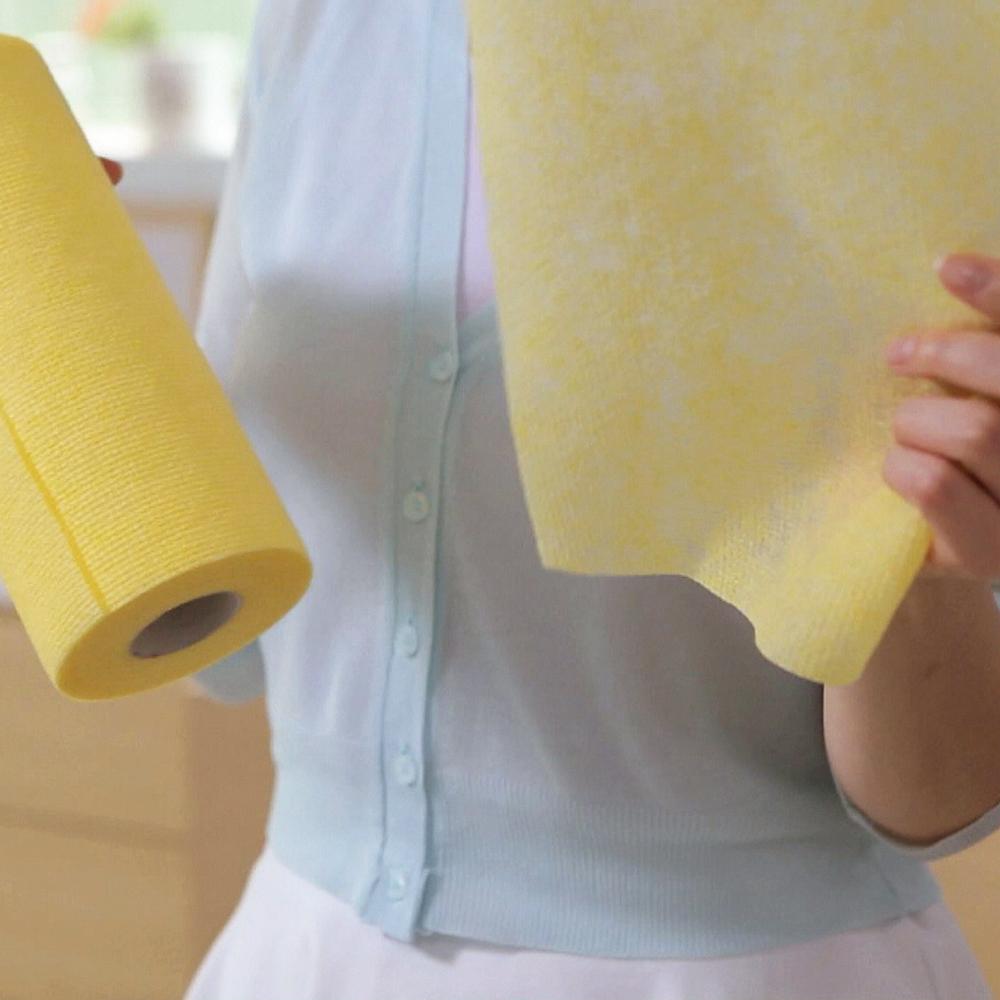 WISEWIPE Disposable dish scrub, Roll scouring pad