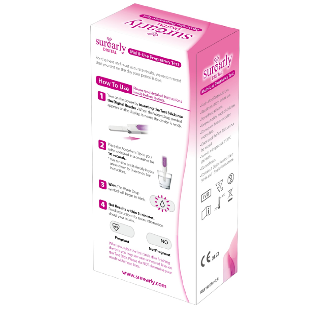 Digital Multi-Use Pregnancy Test 7 Tests