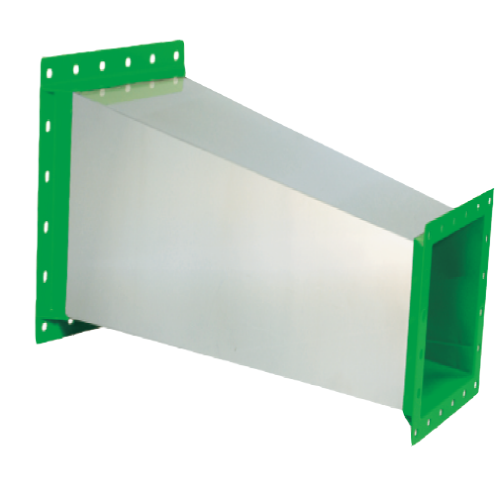 [Semi-con Duct] CPT/ETFE Chemical, Heat, Fire Resistant Coated Duct Pipe & Fittings, Lining FM Appro