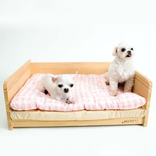 HANASAN 100% cotton cushion Pet bed–Square with an environmentally friendly and waterproof material