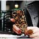 detail image1 Leopard Calf Hair Mobile Case Korea Artisan handmade design pouch