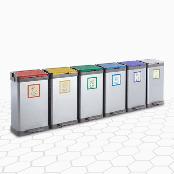 Kwang Shin Industrial safe and convenient Recycling Bin with Pedal made in Korea