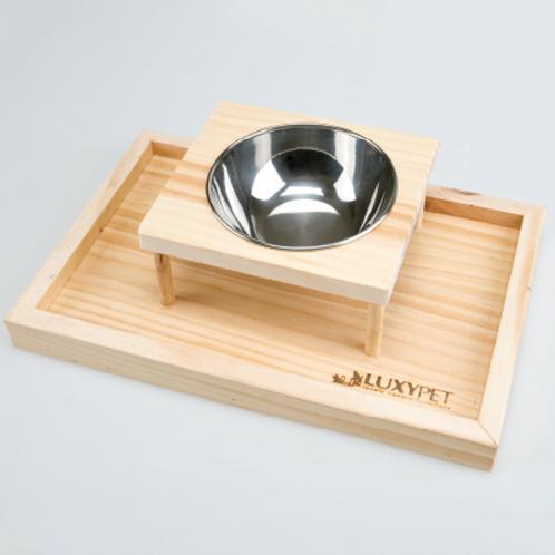 HANASAN Pet dish-Square made of eco-friendly high-quality natural hardwood 100% made in korea
