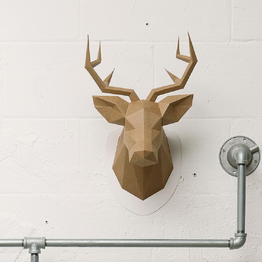 stag head figuration