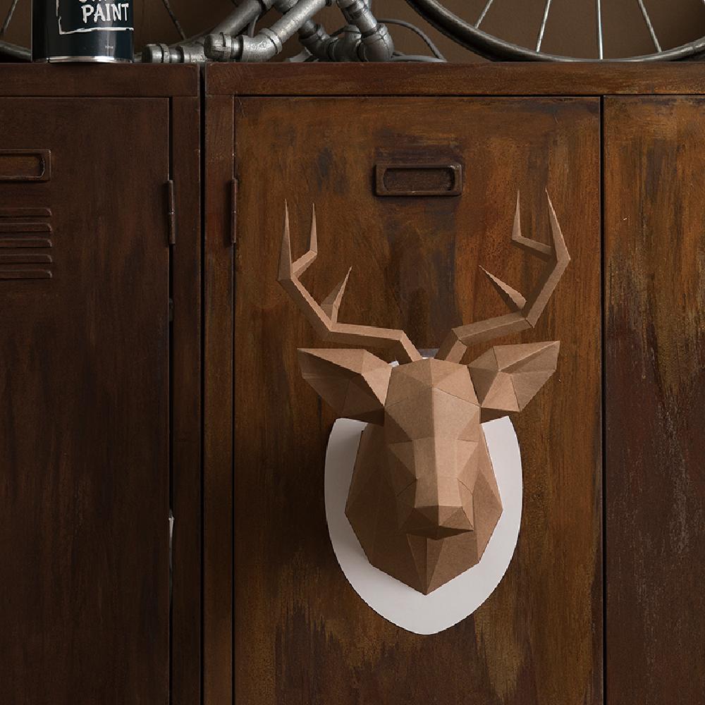 stag head figuration