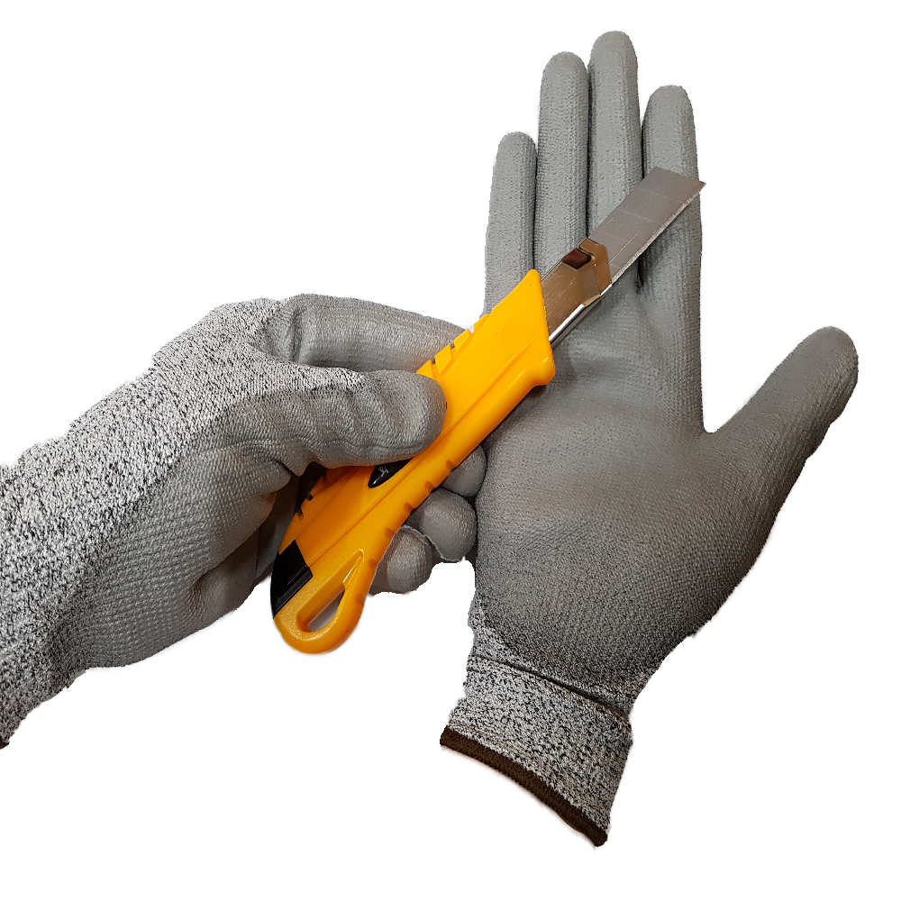 BLACK MELANGE CUT5 PU