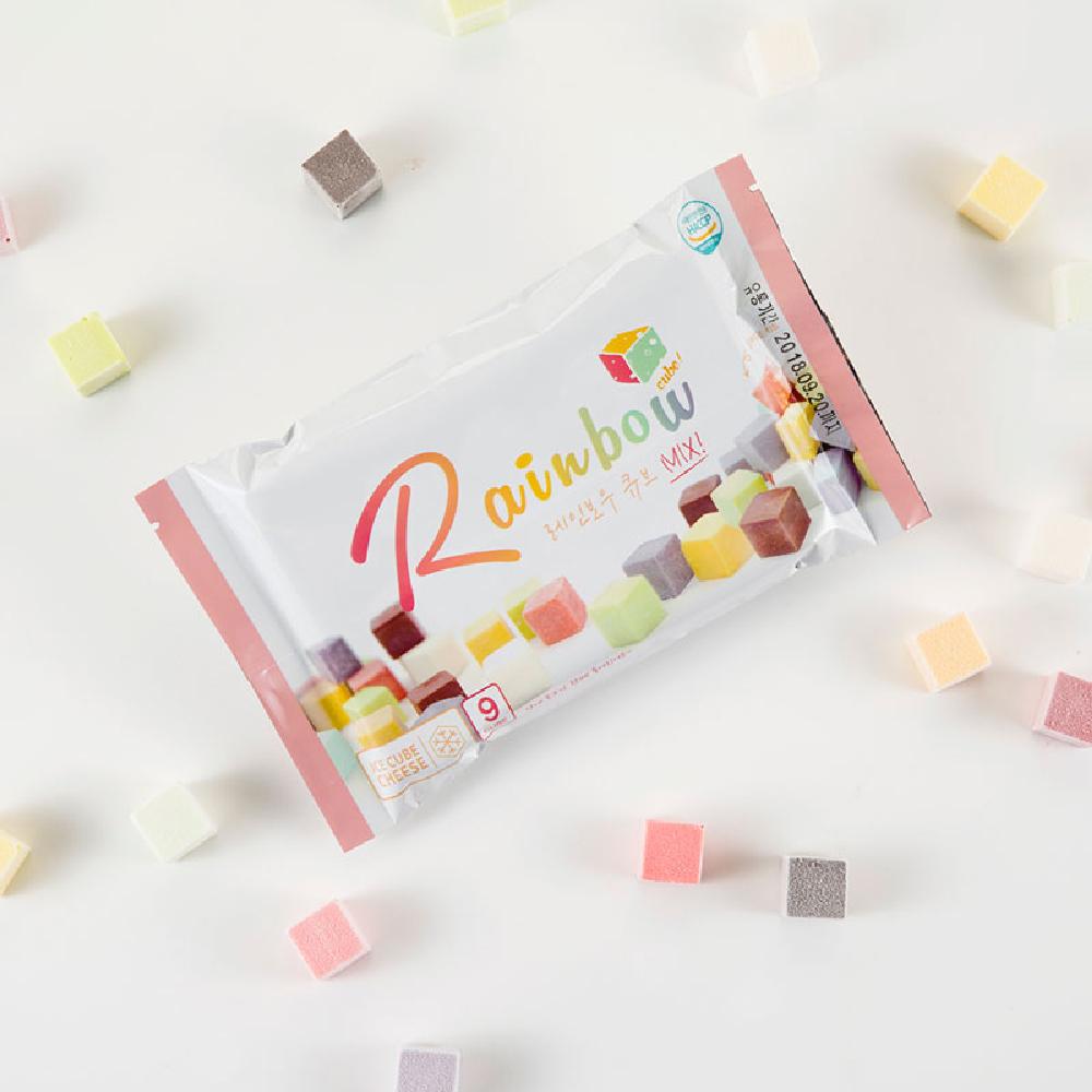 9 flavors Rainbow cube Mix