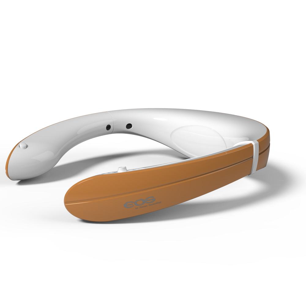 EOS Convenient Wearable Type Portable Air Purifier ( White & Orange )