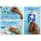 detail image4 Dream Sky D-MAP Decorative Coloring Painting DIY Paper World Map - Ocean BLUE