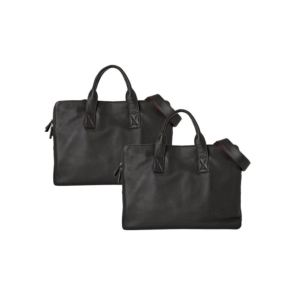 YEUNWOO Dual zipper Cowhide Brief CASE