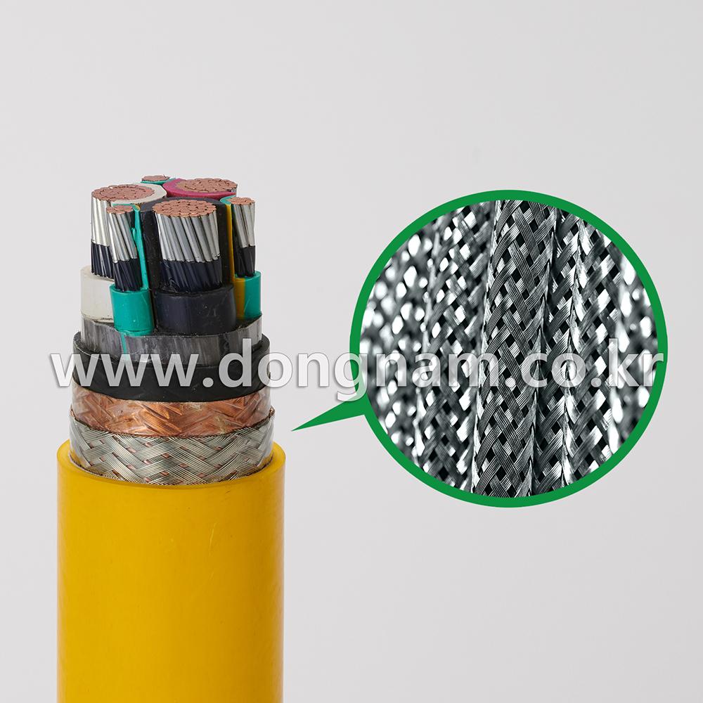 Hot dipped galvanized iron wire for braiding, armoring