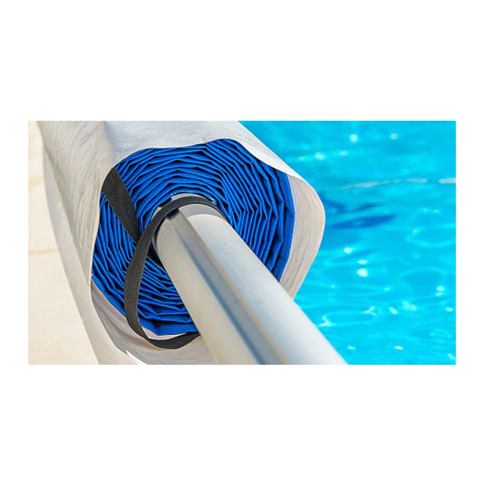 Primetarp Blue tarp cover on a swimming pool