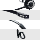 detail image3 IPD IPH-160 Monaural NC Headset with 2.5mm jack for Ciso SPA, Polycom IP 320,321,330,Panasonic KX an