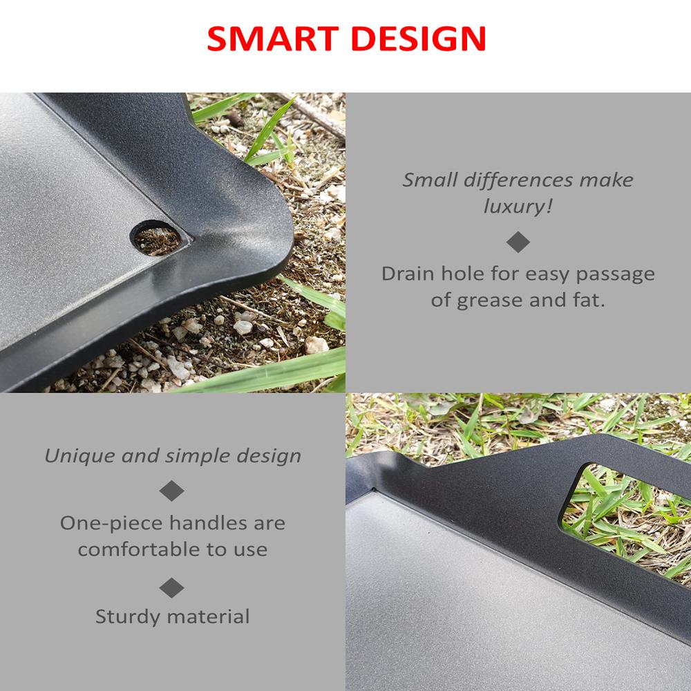 Grill pan GNS 300s for camping, out door activity, cooking, BBQ, meat  and grill dish including pork