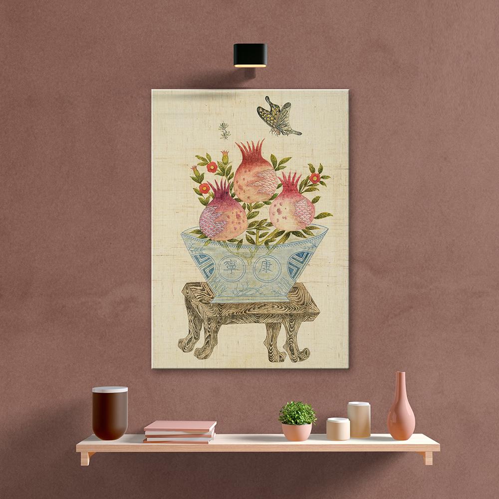 Korean Folk Art Frameless Art Print, minhwa drawing Korean art poster for home deco_'Gimyeongsogwado