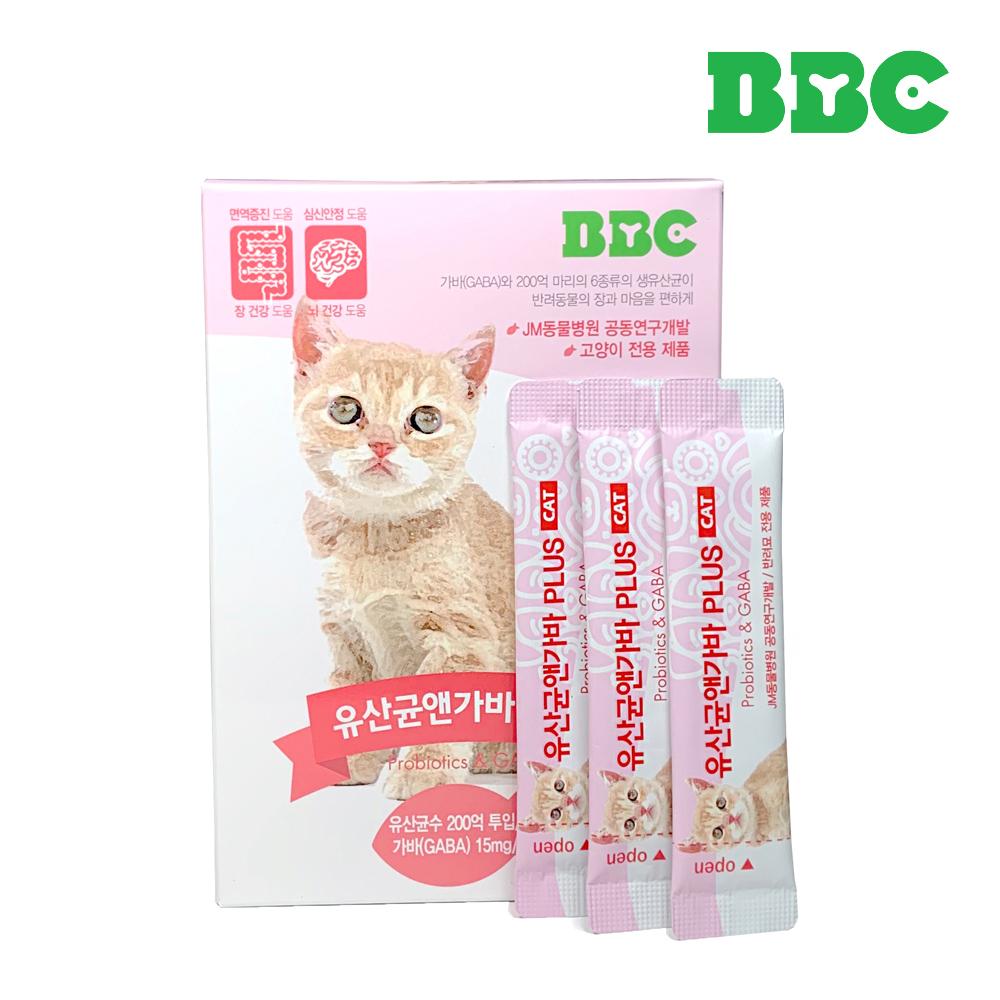 BBC Probiotics & Gaba (Cat) Probiotic Support Dietary Supplement for Cats 2gx30