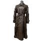 detail image2 Single-breasted Trench Coat (FAKE LEATHER OPEN COLLAR BBY)
