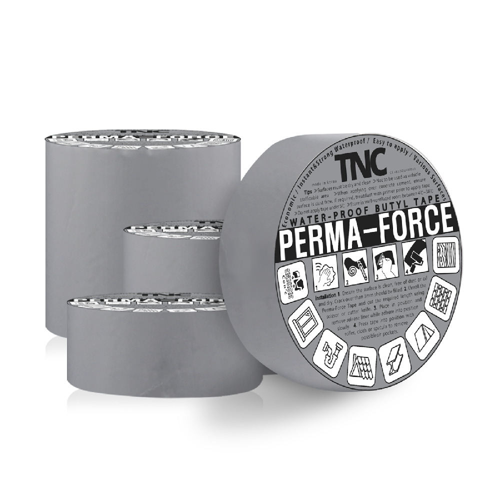 Butyl waterproof tape 10 cm -silver