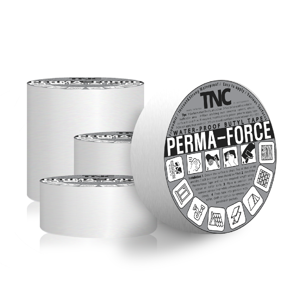 Butyl waterproof tape 10 cm -silver