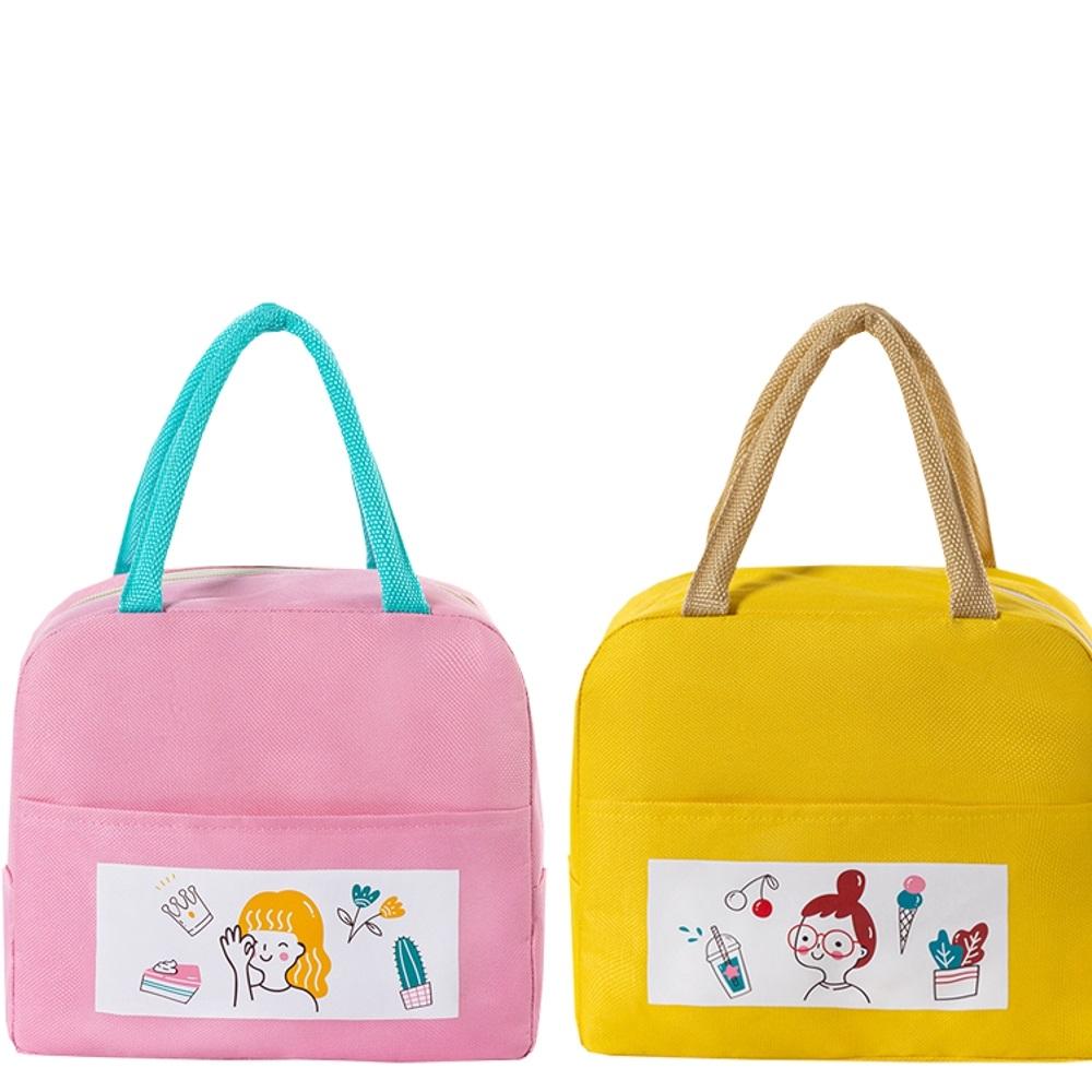 Duck Cooler Bag Pink + Yellow