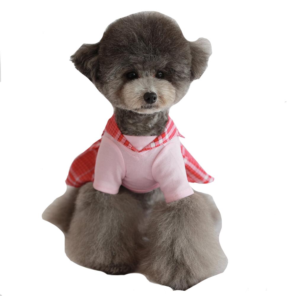 Rora Check Sailor One-piece (Red / XL size)