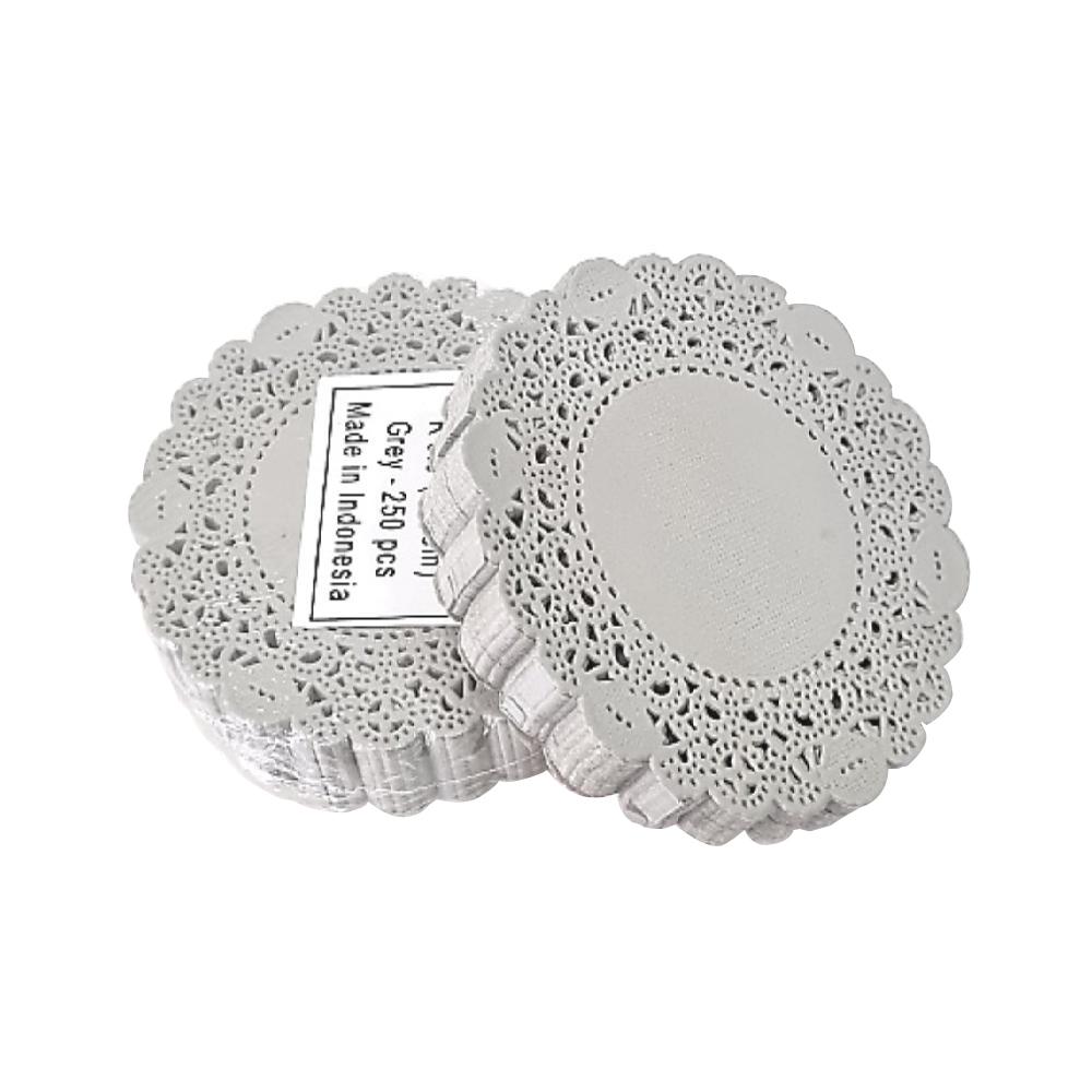 3.5 inch Doilies paper Pure white and Ivory Colors 250pcs