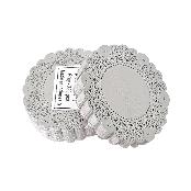 3.5 inch Doilies paper Pure white and Ivory Colors 250pcs