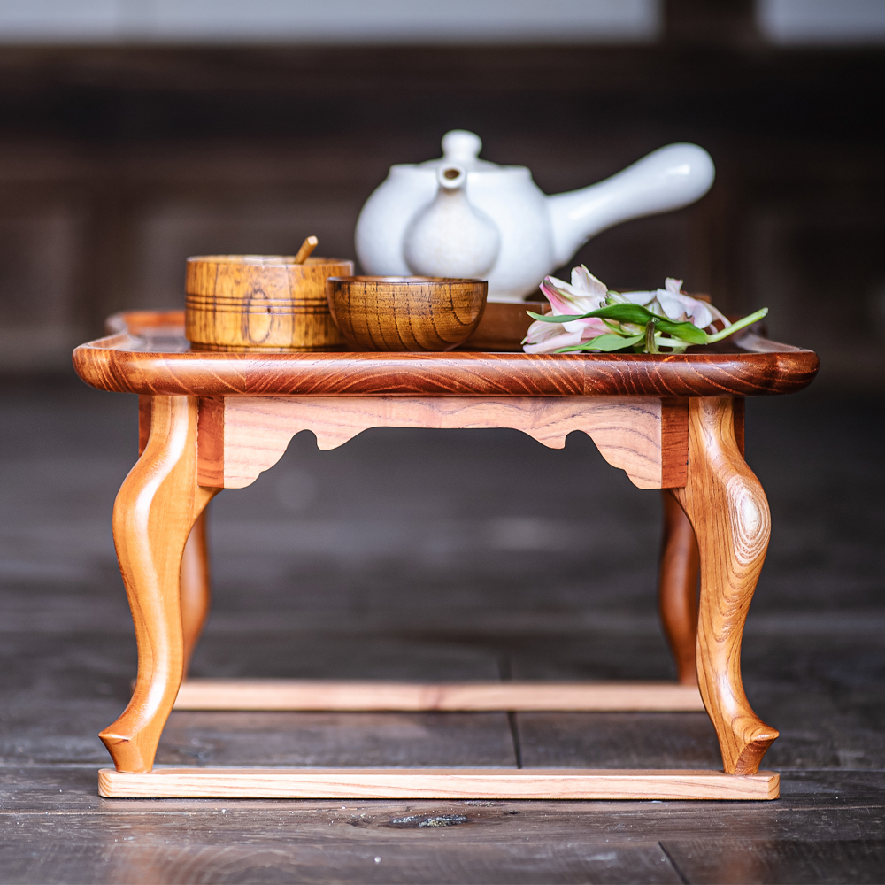 Square Tea Table (Tree of Heaven)