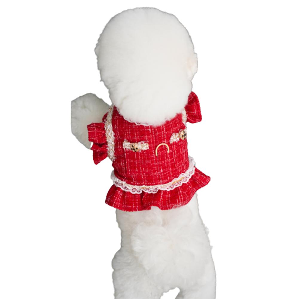 Pet Products Pet Clothes Pets Gold Tweed Harness 2 Colors