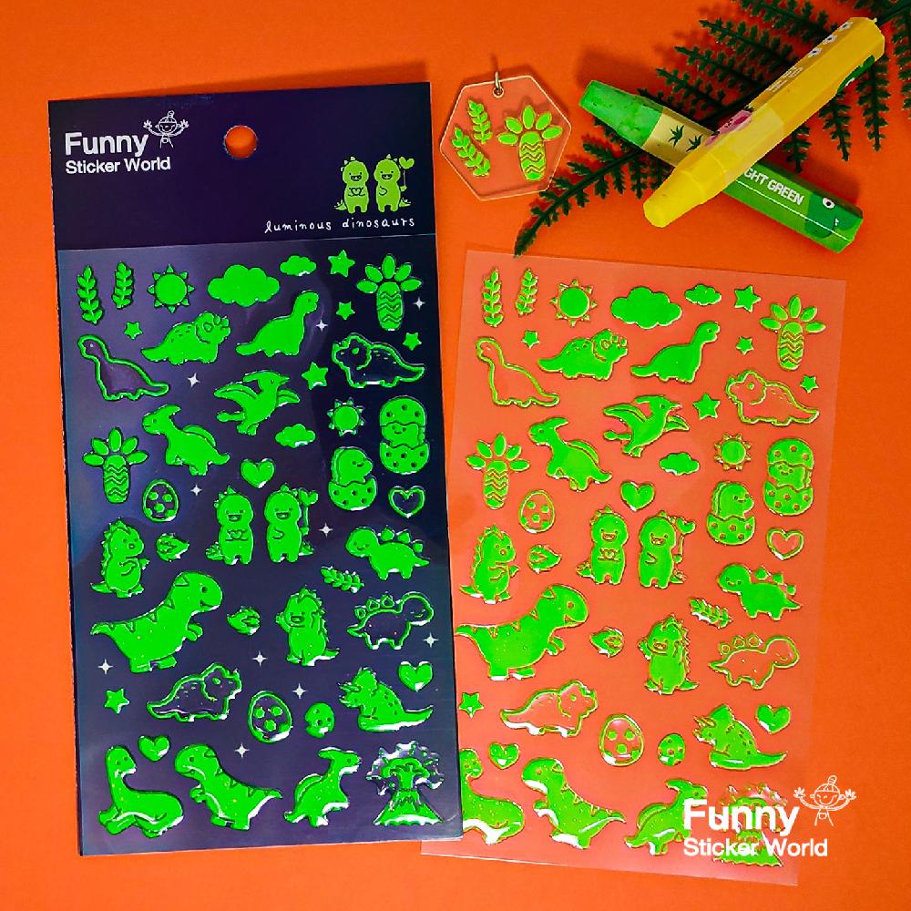 69-04 Glow in dark sticker