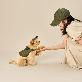 detail image1 COCOGIO Cork Dog Hat_khaki