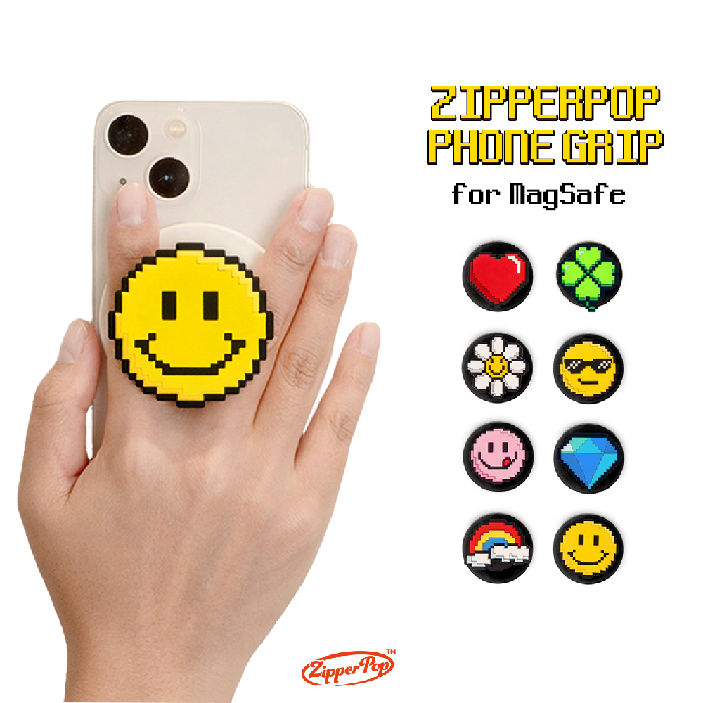 ZipperPop Magsafe Phone Grip Holder