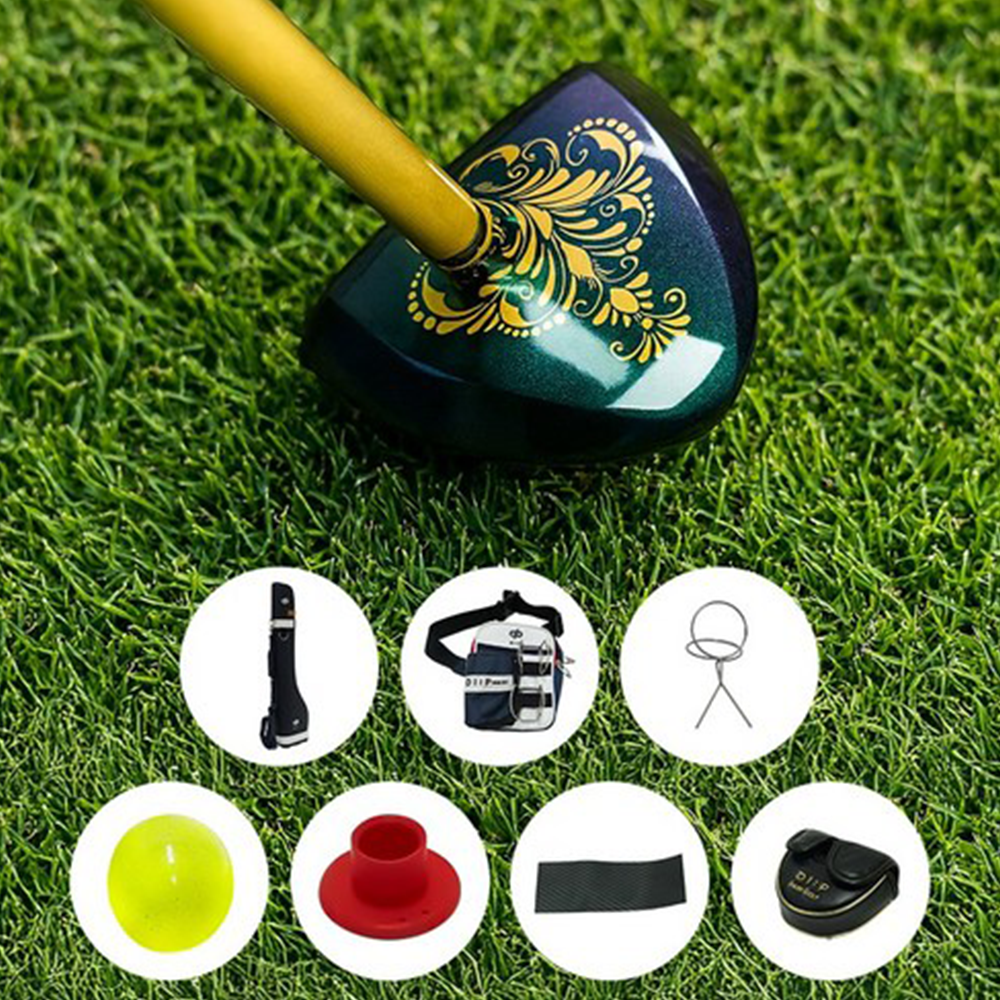 Dip Maple Premium New Park Golf Club 8-Piece Set – Dual-Tone Head with Carbon Shaft, Complete Full S