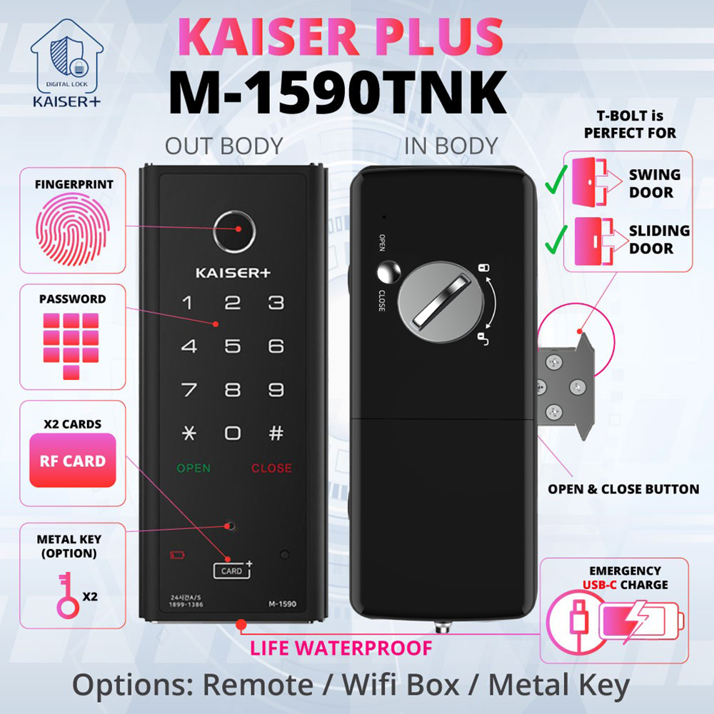 Sliding Door Lock M-1590TNK