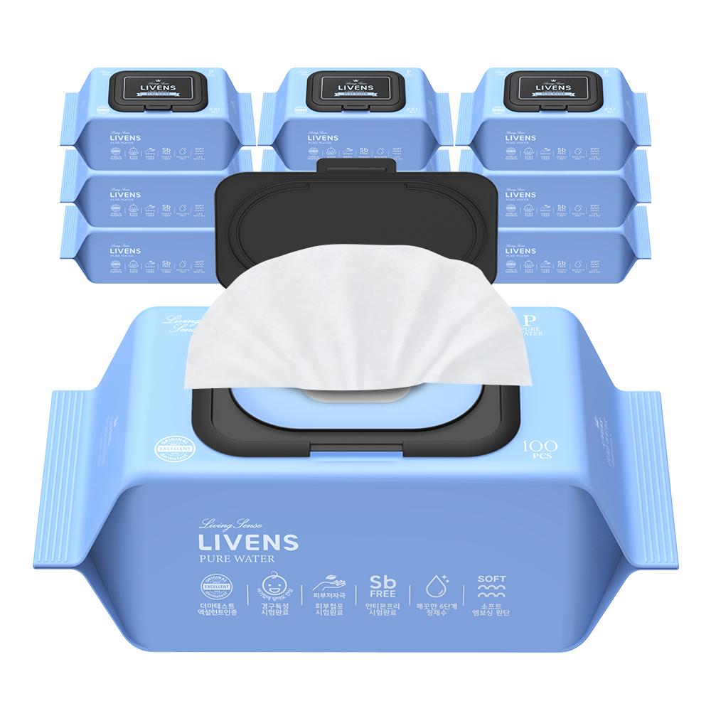 Livens Large Capacity Wet Wipes Pure Water